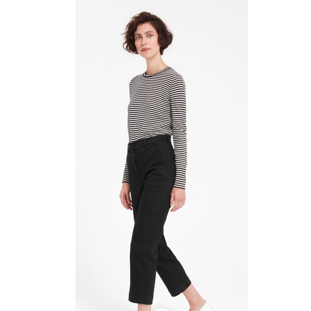 Everlane Straight Leg Crop Pant